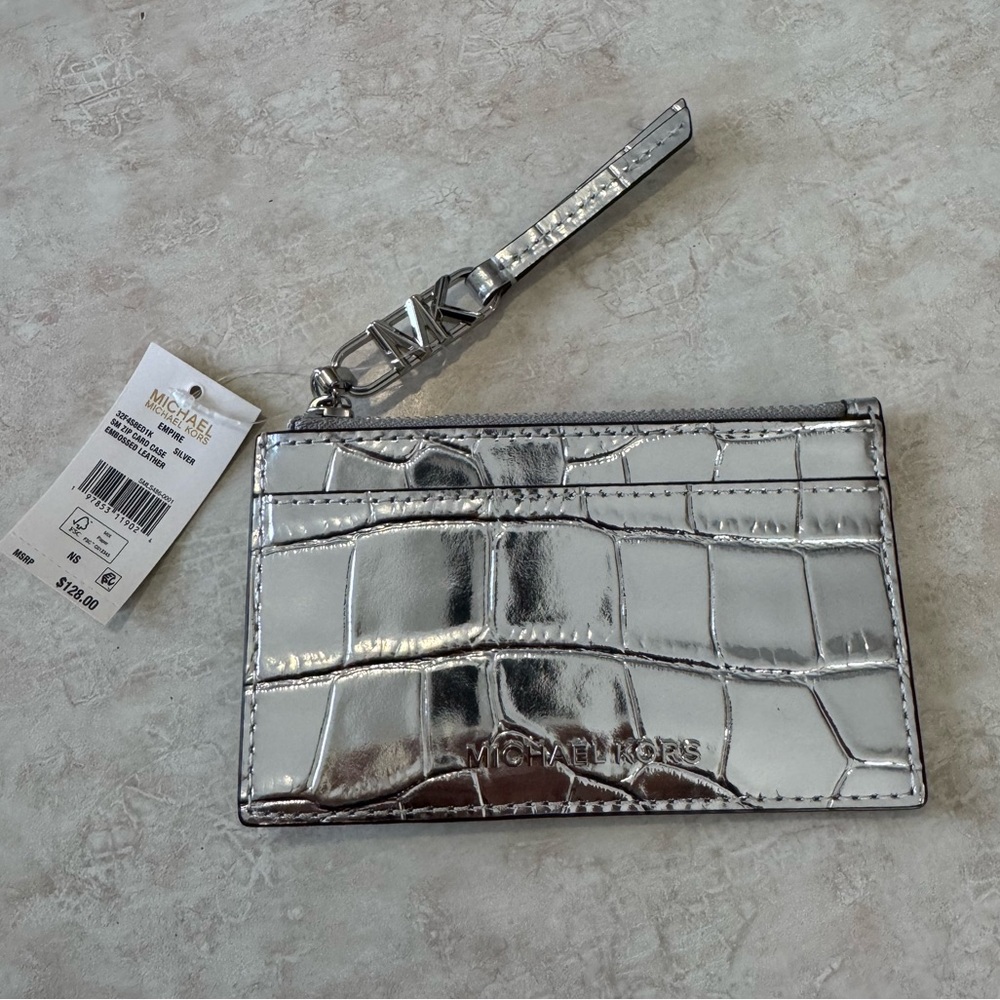 MICHAEL Michael Kors Empire Small Zip Card Case - Picture 3 of 8